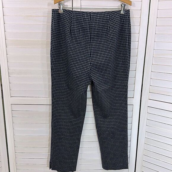 J. Jill Pants Size MP Plaid Ponte Slim Leg Pull On - Picture 7 of 10
